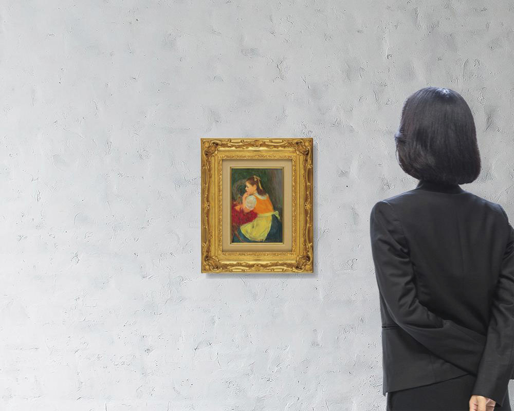 Lot0376]Girl (in front of the mirror) - NAKAYAMA Tadahiko | No.812 