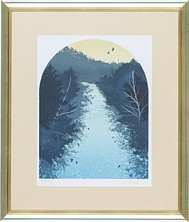 Lot0079]Morning in the wood - SENJU Hiroshi | No.817