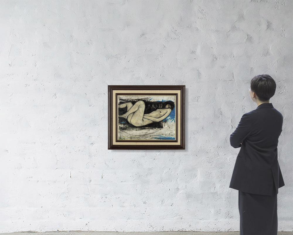 Lot0463】裸婦 - 栗原 一郎 | 第823回 | 株式会社毎日オークション