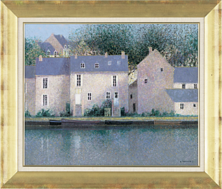 アンドレ・ブーリエ 油彩画 「アラージュの道」60cm×49cm Lot0701】アラージュの道 - アンドレ・ブーリエ | 第823回