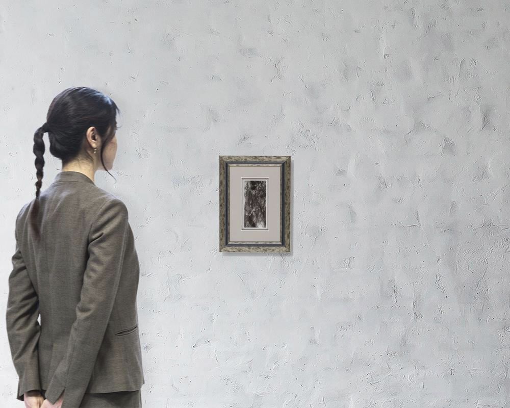 千住博、【 樹の声を聴く】、希少な画集画、新品高級額 額装付、状態良好 Kirchner、PARKSEE、希少画集画、新品額装付 千住博、【 樹の声