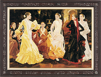 Lot0680】セビリヤの踊子達 - 斎藤 三郎 | 第833回 | 株式会社毎日