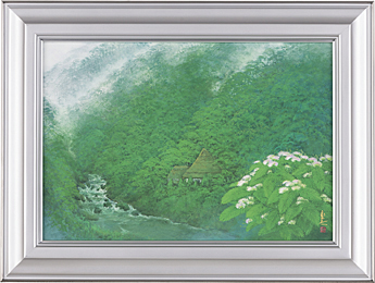 岩沢重夫 Lot0324】渓聲遊花 - 岩沢 重夫 | 第837回 | 株式会社毎日オークション