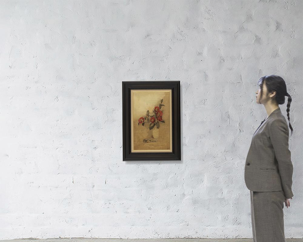 Lot0546】椿 - 福井 良之助 | 第837回 | 株式会社毎日オークション