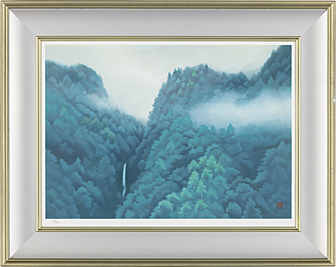 絵画 valley Lot0066】山峡雨晴（新復刻画） - 東山 魁夷 | 第858回 | 株式会社毎日