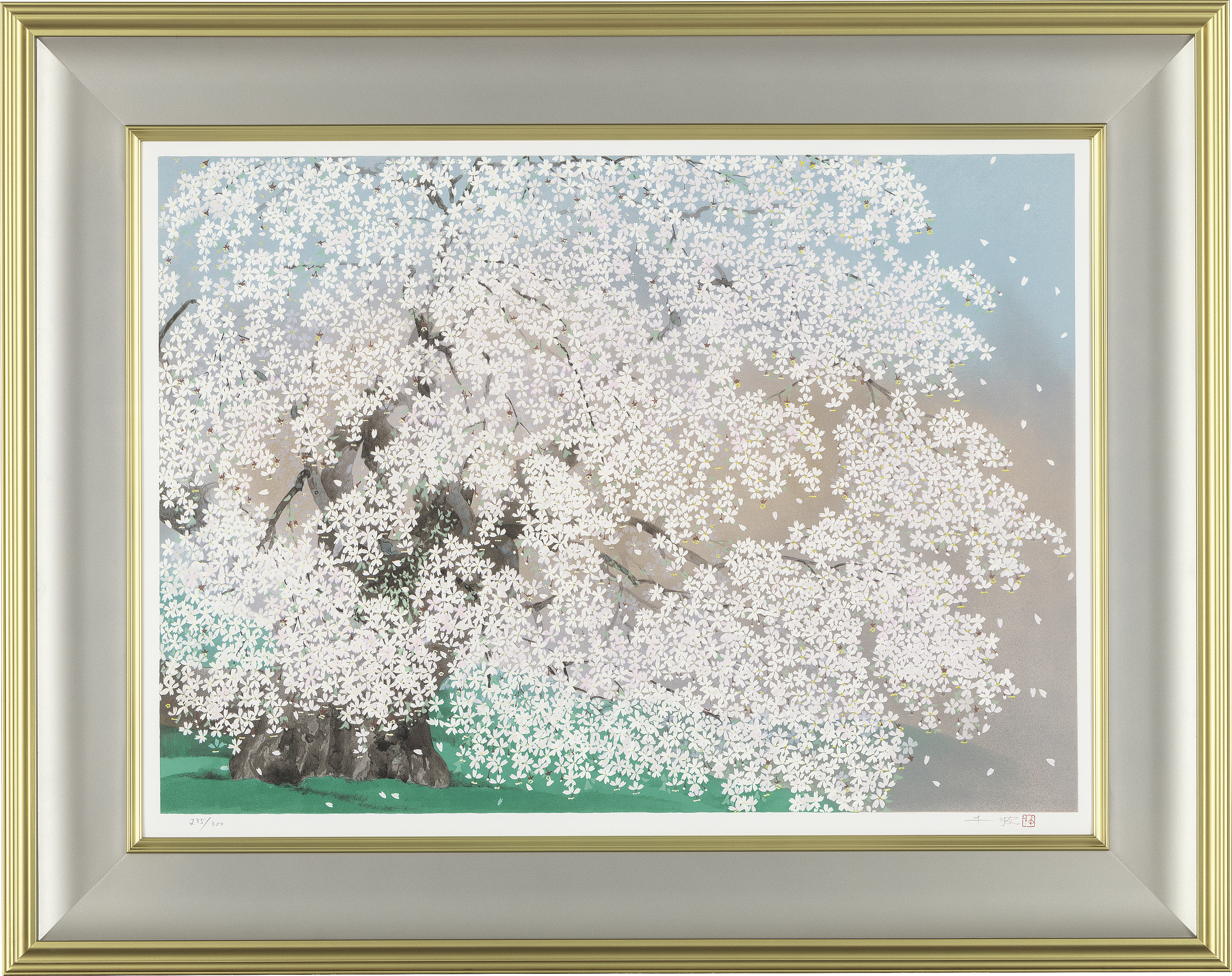 【新品】エポック社 ジグソーパズル 1000ピース 三春の瀧桜 中島千波 Lot0026】三春の瀧桜 - 中島 千波 [4点セット] | 第863回 | 株式会社