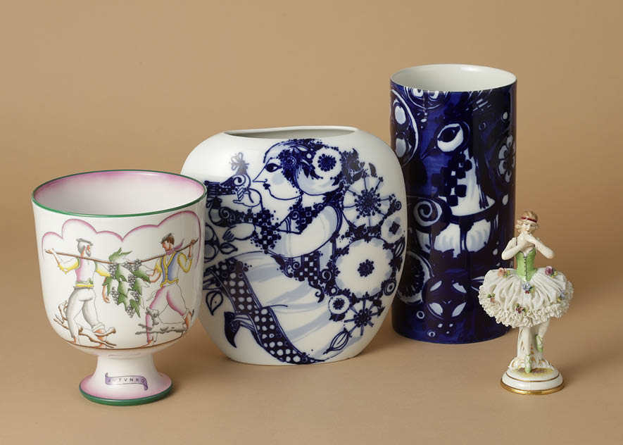 Lot0015】花瓶：「秋」 他（4点セット） - リチャード ジノリ | 第5118