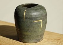 三代目　諏訪蘇山　青瓷　花入　花器 三代目 諏訪蘇山 青瓷 花入 花器 Yahoo!オークション -「諏訪蘇山 花入