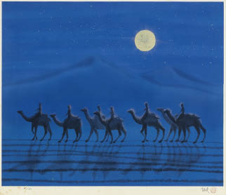 Lot0072】月光の砂漠 - 平山 郁夫 | 第837回 | 株式会社毎日オークション