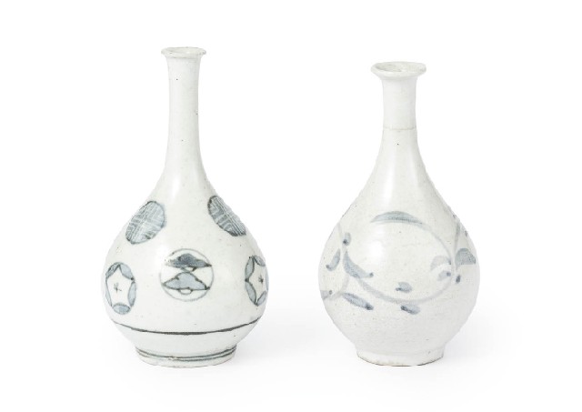 Lot0648】初期伊万里染付丸散文徳利 他［2点セット］ - | 第853回