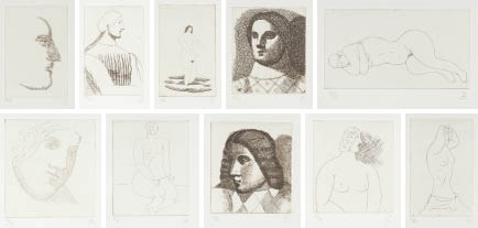 Lot0062】NOTEBOOK 1983（21枚1組版画集） - 有元 利夫 | 第858回